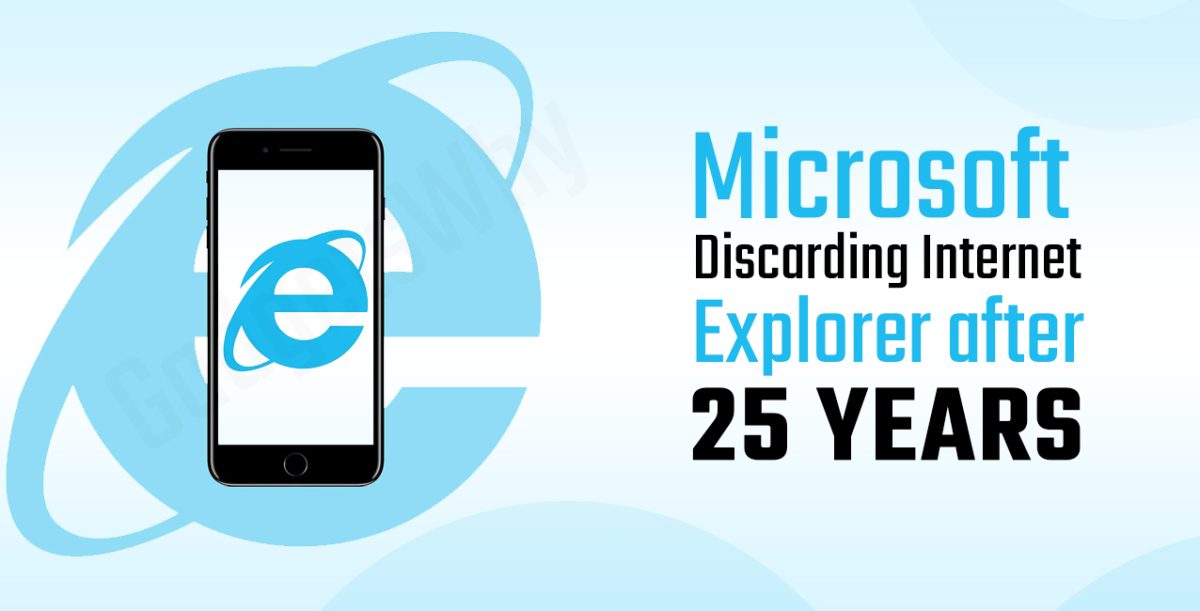 Internet Explorer discarded after 25 years