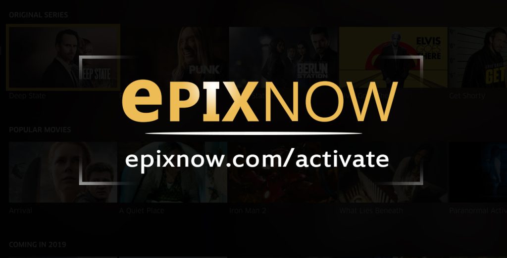 Epix Now Activation