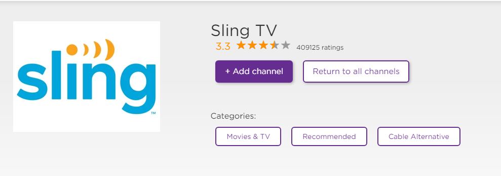 Activate Sling Tv on Roku via sling.com/activate