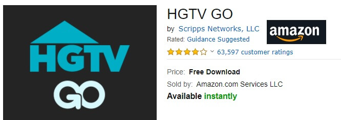 For FireTV, go to watch.hgtv.com/activate
