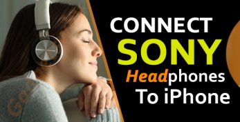 connect sony headphones to iphone