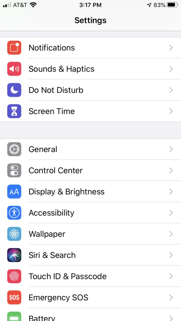 record screen on an iPhone