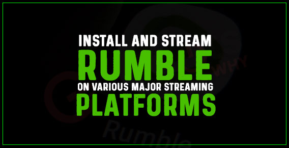 Install and stream Rumble app on Roku