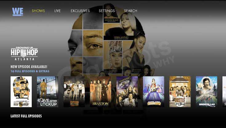 WE tv on your Chromecast
