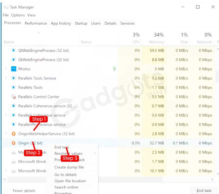 Delete the Origin Cache