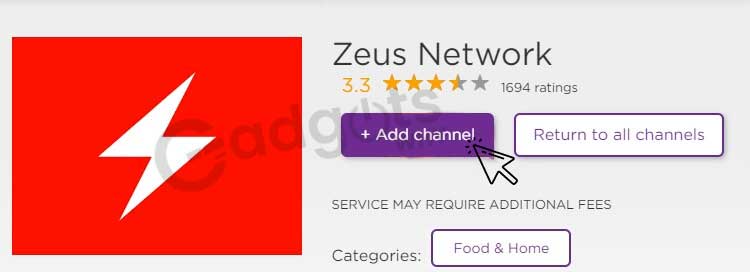 Zeus Network On Roku