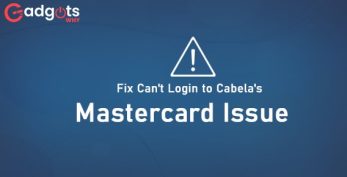 Login issues of Cabela's Mastercard 