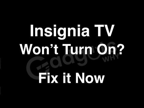 Insignia TV Won't Turn on