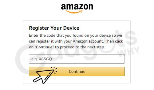 Firestick Activation code
