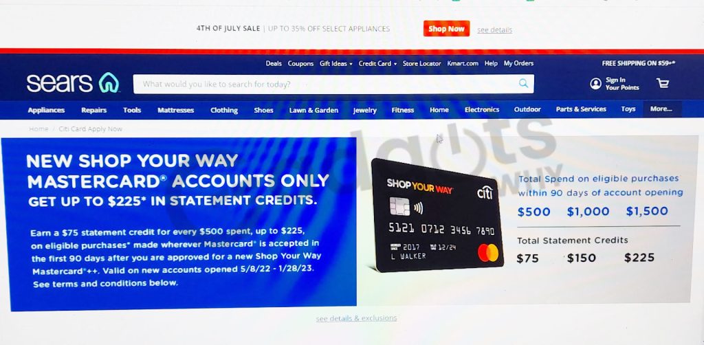 Sears Credit Card