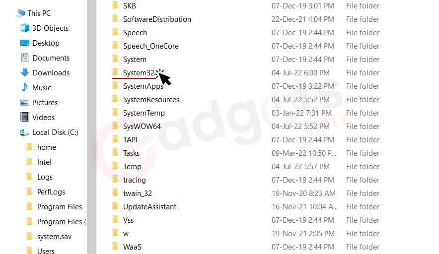 Delete System32