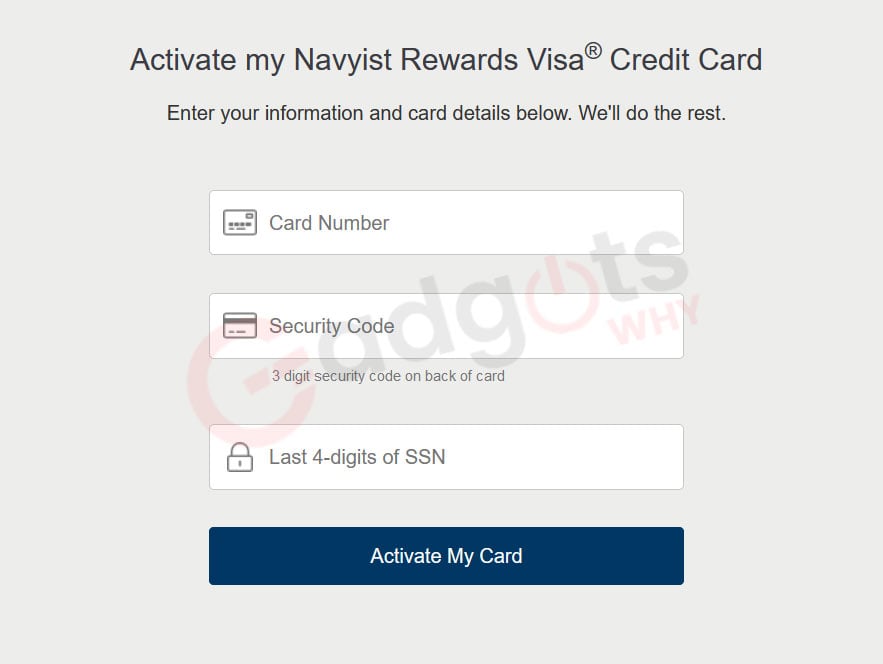 Navyist Rewards Card
