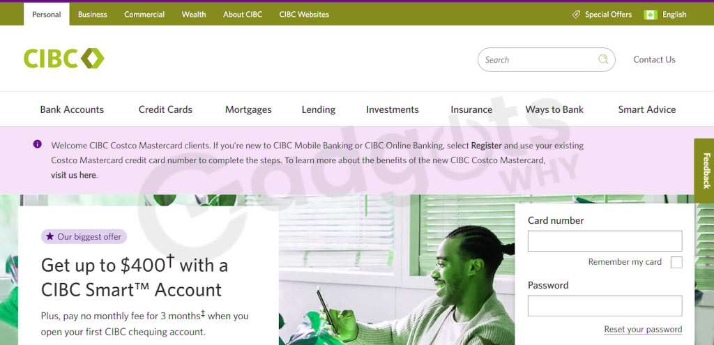 activate cibc costo mastercard