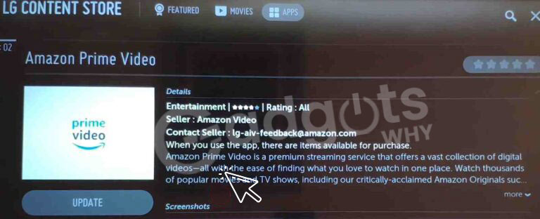 update Apps on LG Smart TV