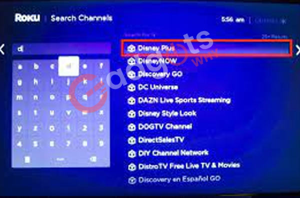 Disney plus on JVC smart TV