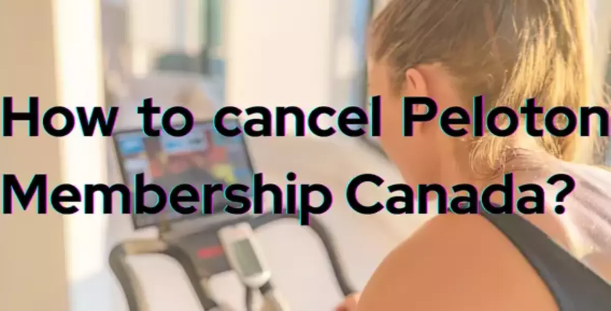 How to cancel peloton membership canada